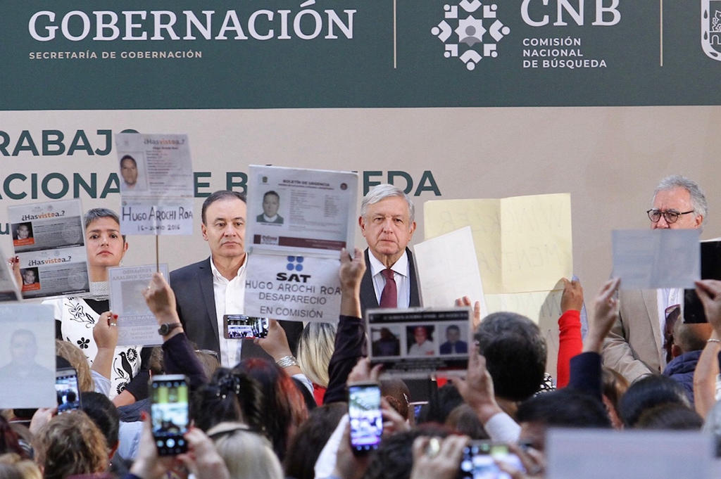 No voy a ocultarme ante el problema de los desaparecidos: AMLO. Noticias en tiempo real