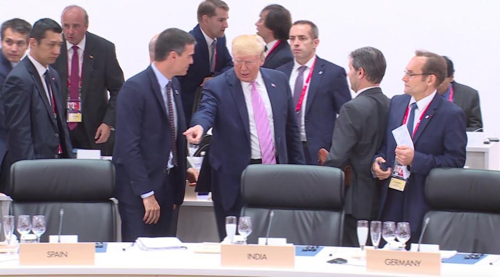 Trump manda sentar a Pedro Sánchez en su encuentro en el G20. Noticias en tiempo real