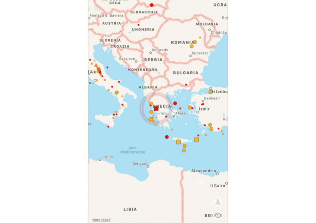 Sismo de magnitud 4.7 remece el oeste de Grecia. Noticias en tiempo real