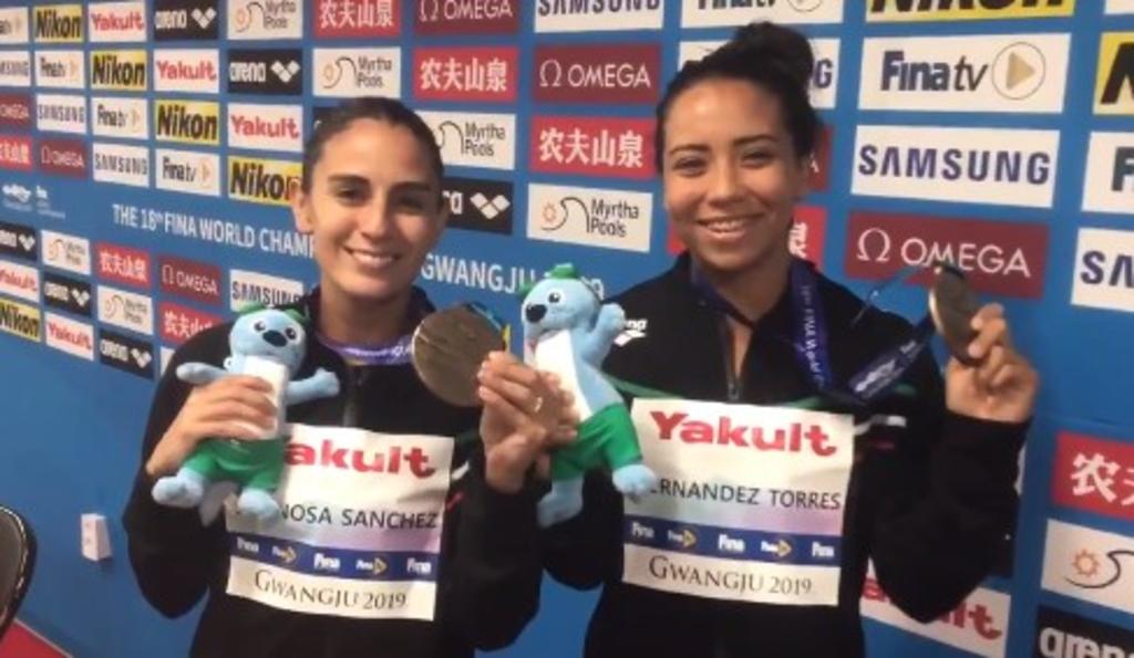 Paola y Melany se llevan bronce en Mundial de Clavados. Noticias en tiempo real