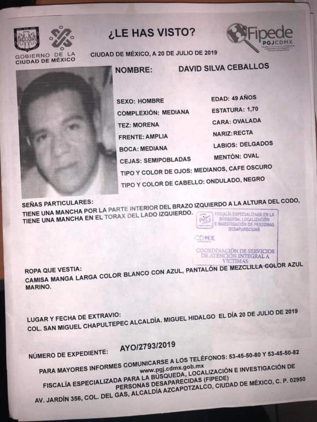 Reportan desaparición de dirigente panista en alcaldía de CDMX. Noticias en tiempo real