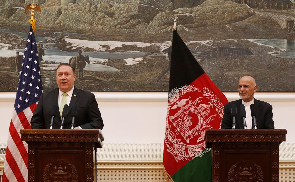 Pompeo y Ghani acuerdan acelerar el proceso de paz en Afganistán. Noticias en tiempo real