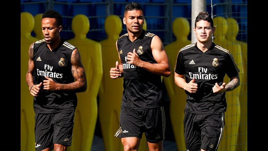 Después de dos años, James regresa a entrenar con el Real Madrid. Noticias en tiempo real