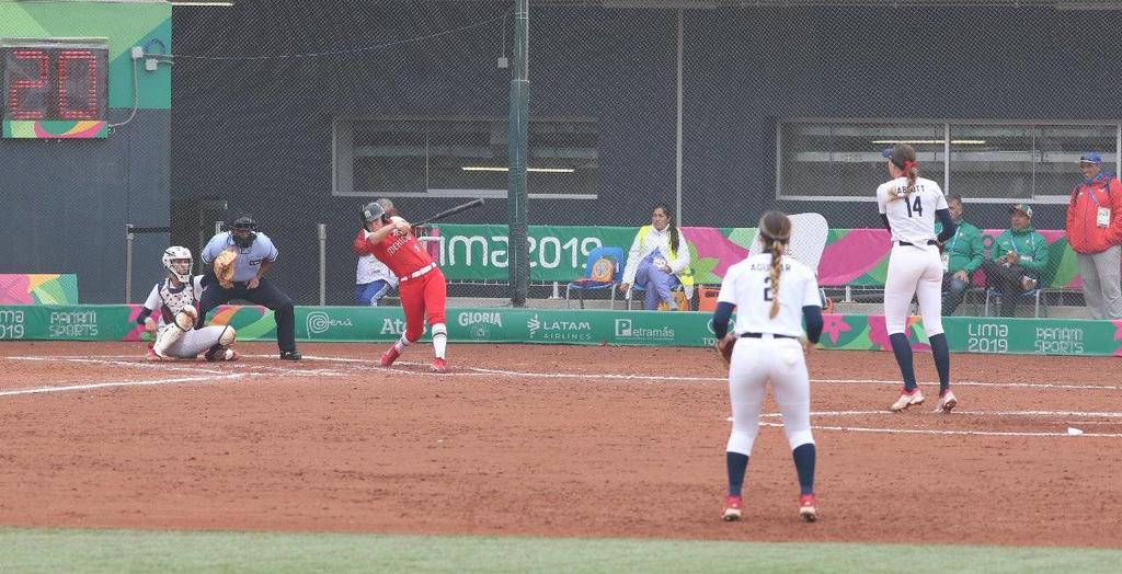 Softbolistas mexicanas son barridas en su debut en Lima 2019. Noticias en tiempo real