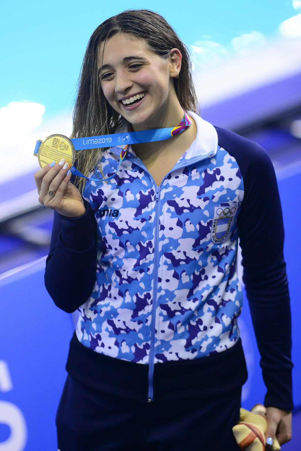 Delfina Pignatiello, conquista la alberca de Lima 2019. Noticias en tiempo real