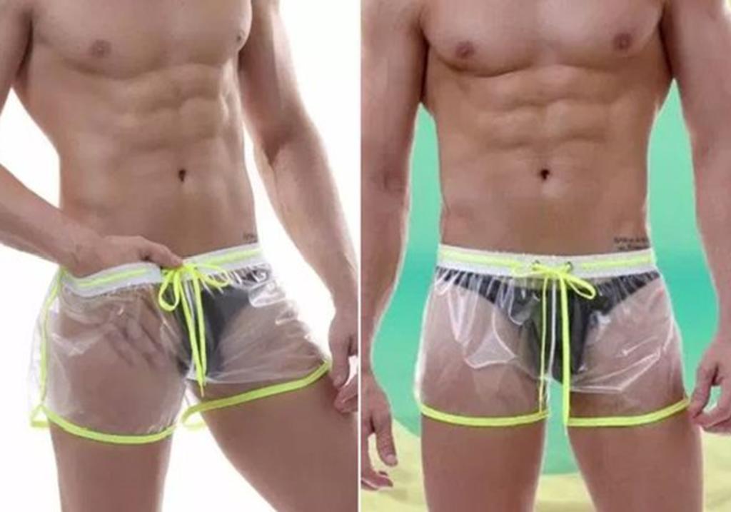 Shorts transparentes para hombres causan confusión. Noticias en tiempo real