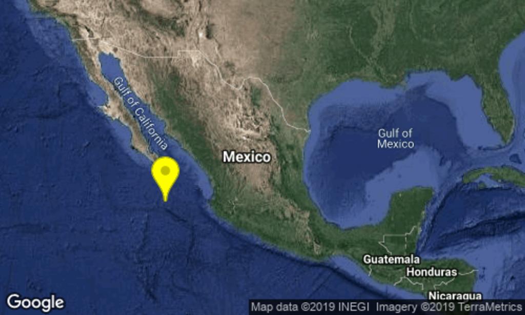 Se registra sismo de 5.8 en Baja California Sur. Noticias en tiempo real