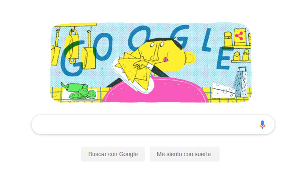 Google celebra al creador de los nachos a 124 años de su nacimiento. Noticias en tiempo real