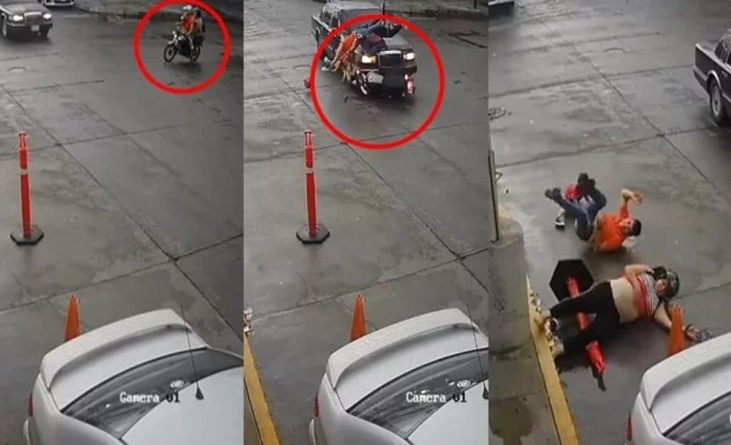 Automóvil embiste moto en la que viajaba embarazada y niño en Sinaloa. Noticias en tiempo real