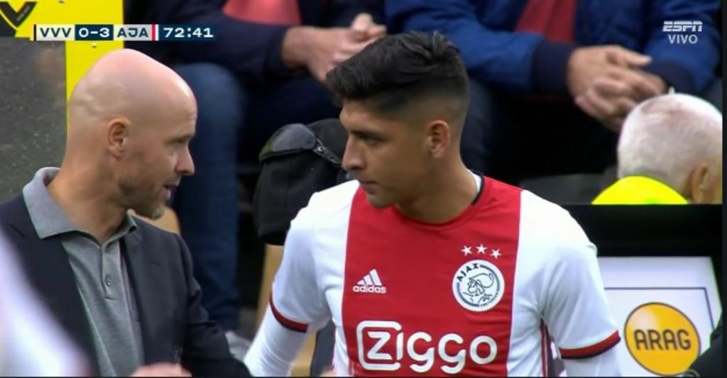 Edson Álvarez hace su debut con el Ajax. Noticias en tiempo real