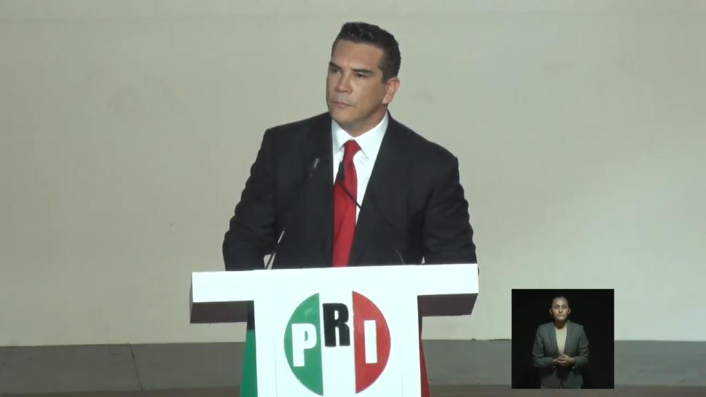 Alejandro Moreno rinde protesta como dirigente nacional del PRI. Noticias en tiempo real