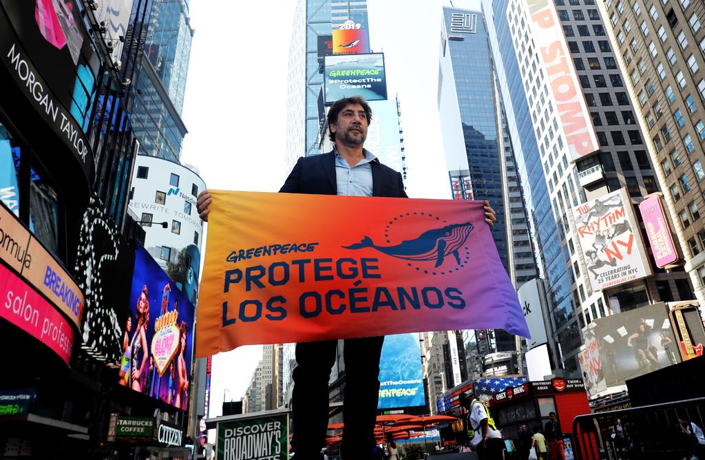 Javier Bardem marcha por protección de los océanos. Noticias en tiempo real