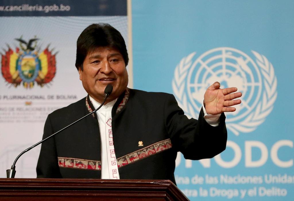 Acusa Evo Morales a EUA de fomentar el narcotráfico. Noticias en tiempo real