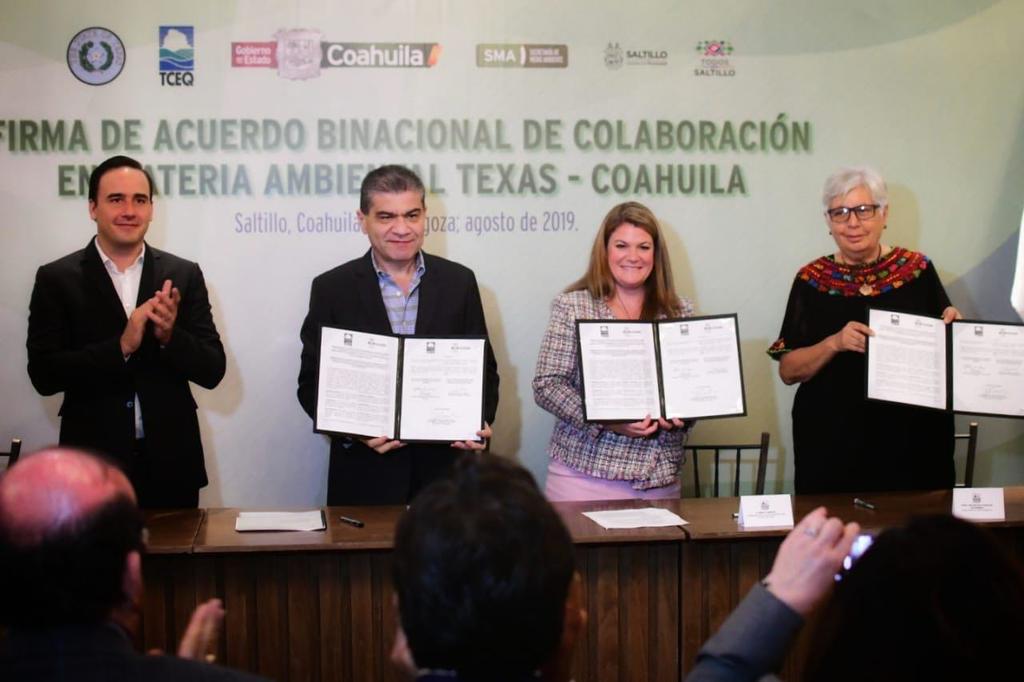 Coahuila y Texas firman convenio de colaboración ambiental. Noticias en tiempo real