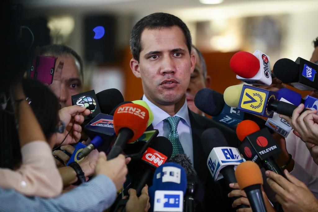 Asegura Guaidó que será presidente interino hasta lograr una elección. Noticias en tiempo real