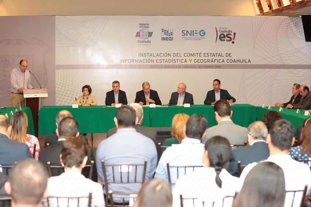 Coahuila firma convenio de colaboración con INEGI. Noticias en tiempo real