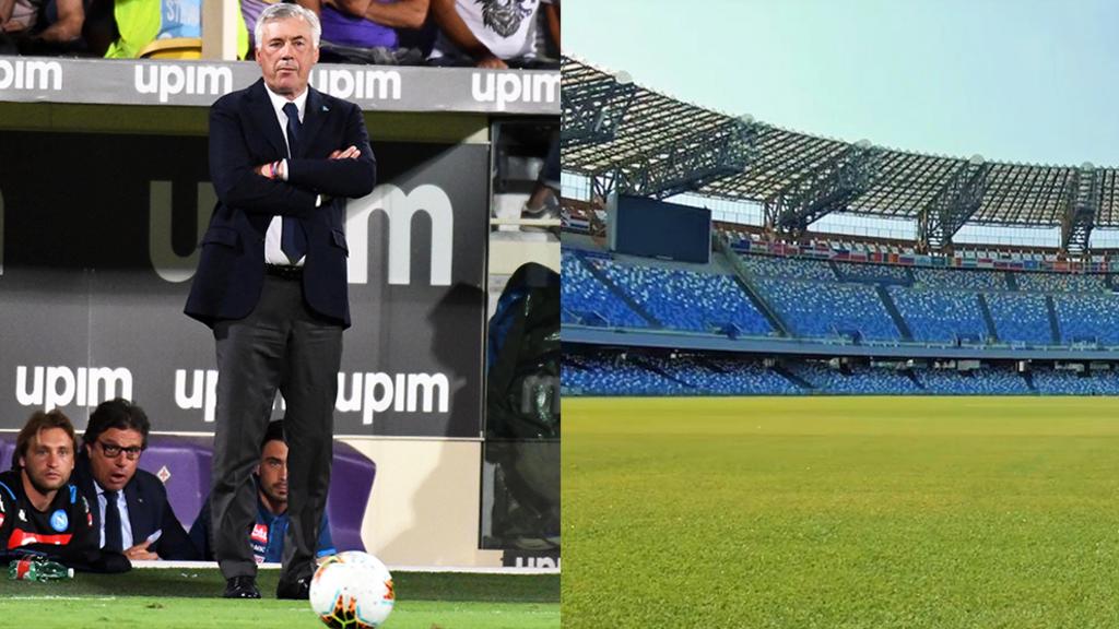 Ancelotti indignado por vestuarios del estadio San Paolo. Noticias en tiempo real