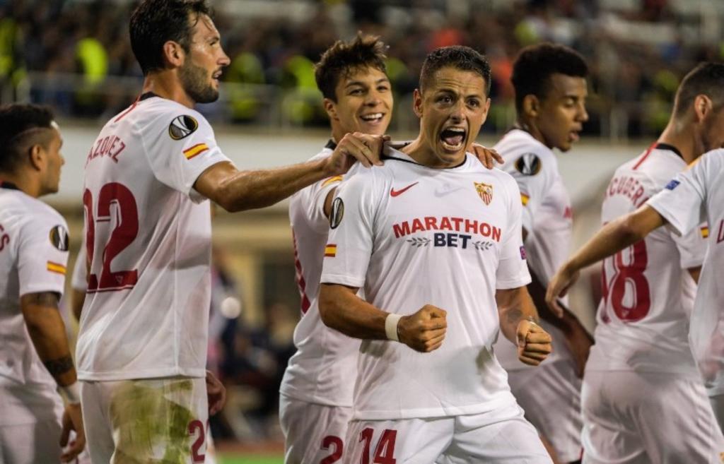 ‘Chicharito’ inicia la goleada del Sevilla en arranque de la Europa League. Noticias en tiempo real