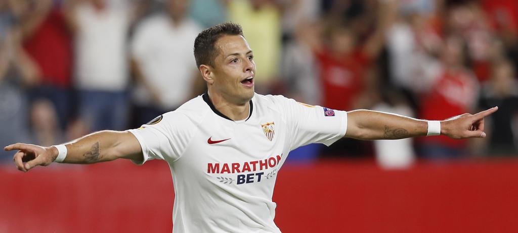 Chicharito Hernández le da el triunfo al Sevilla en la Europa League. Noticias en tiempo real