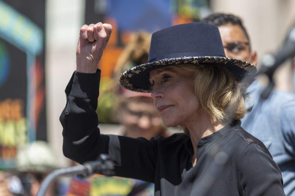 Jane Fonda no cesará su lucha contra el cambio climático. Noticias en tiempo real