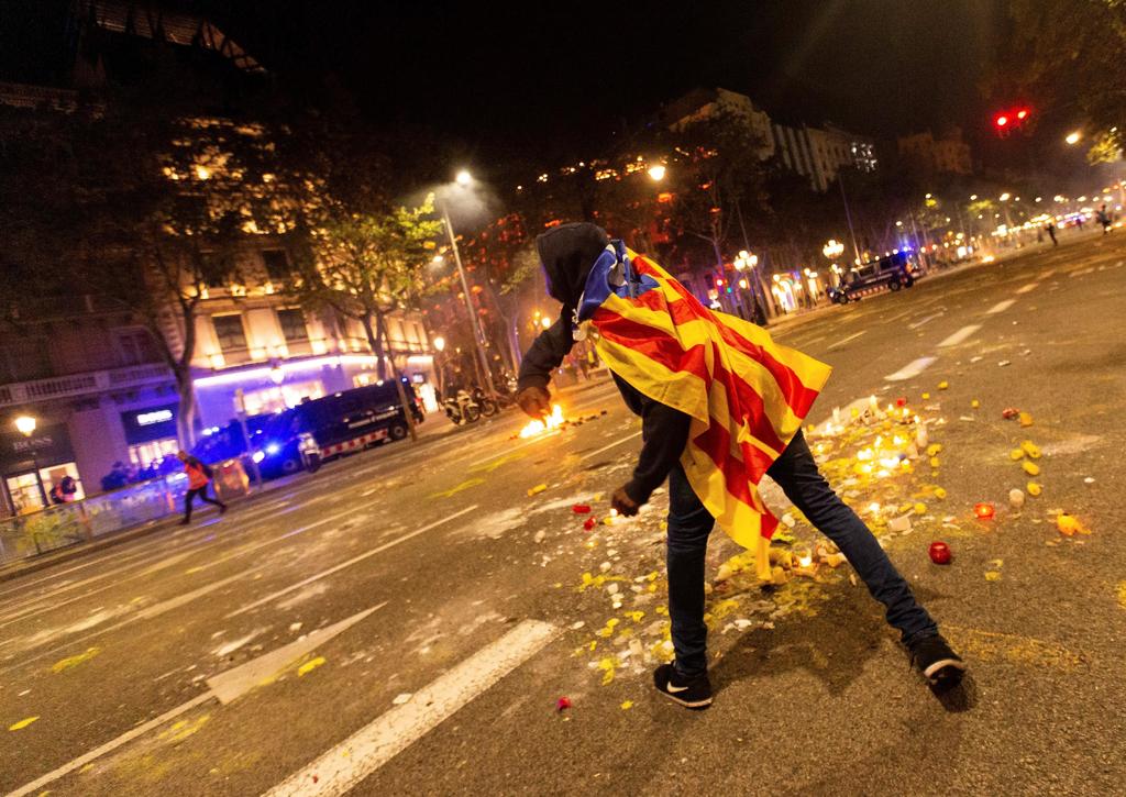 Afirma Gobierno español que minoría quiere imponer violencia en Cataluña. Noticias en tiempo real