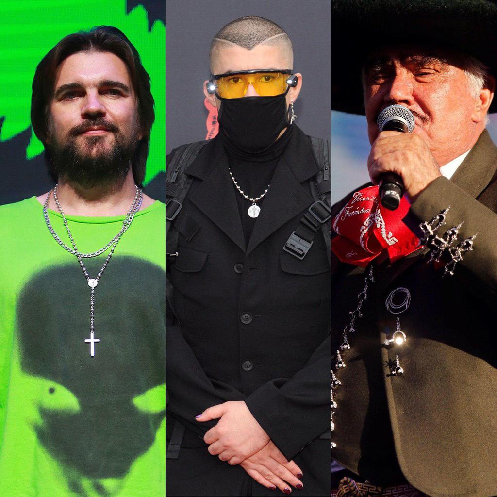 Bad Bunny, Juanes y Vicente Fernández, entre artistas que actuarán en los Latin Grammy. Noticias en tiempo real