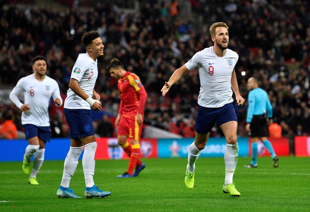 Harry Kane marca un triplete en goleada de Inglaterra a Montenegro. Noticias en tiempo real