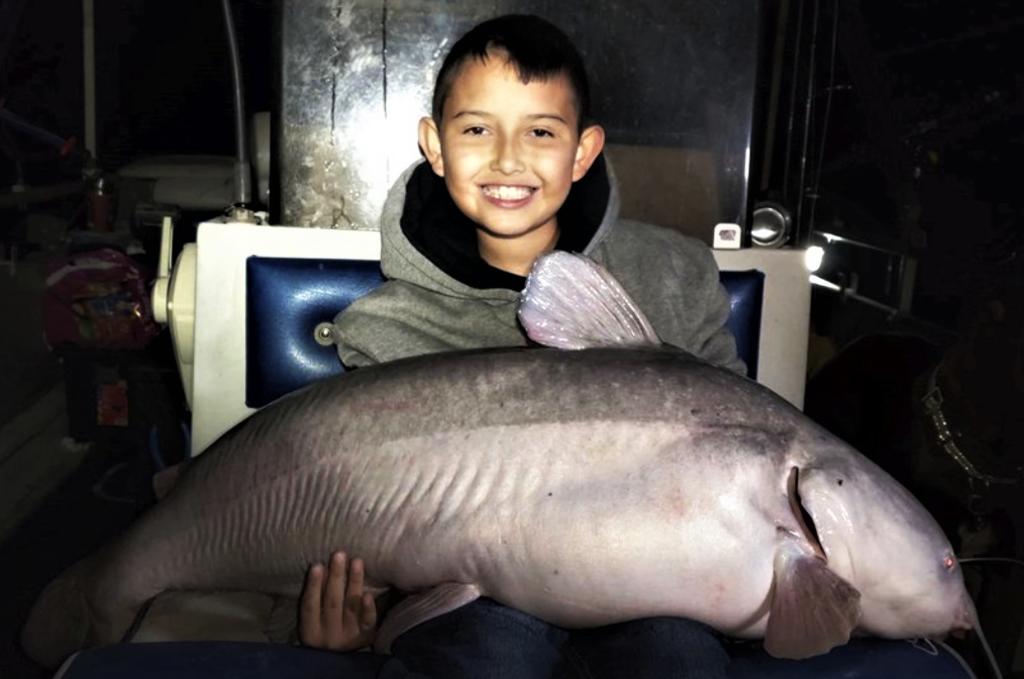 Niño atrapa pez gato de 19 kilos en Nuevo México. Noticias en tiempo real