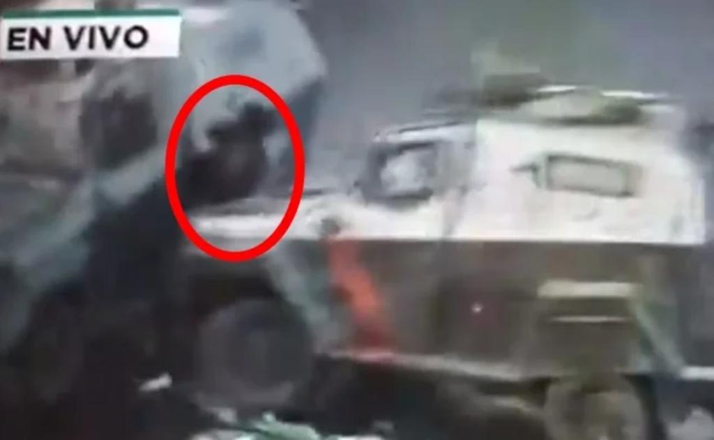 Tanqueta de Carabineros embiste y aplasta a manifestante en Chile. Noticias en tiempo real