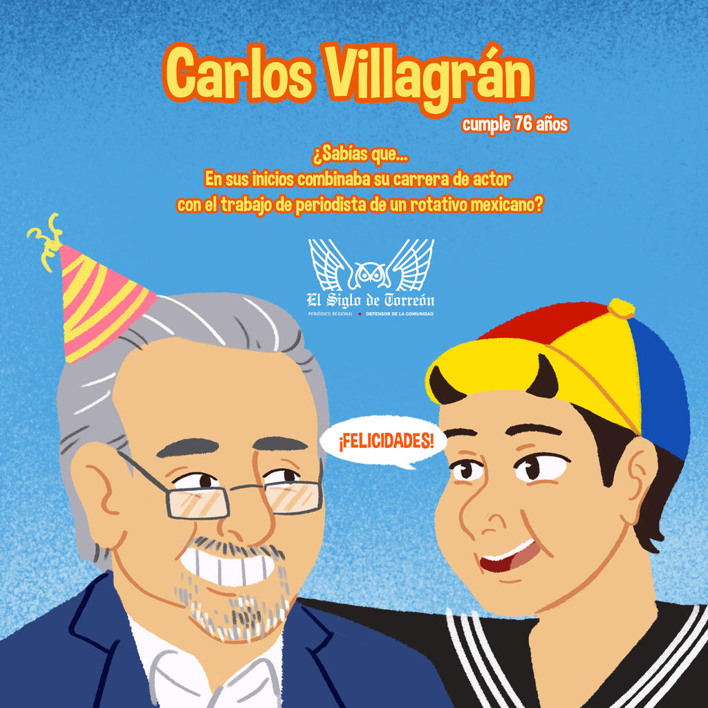 1944: Nace Carlos Villagrán, afamado actor y humorista mexicano. Noticias en tiempo real