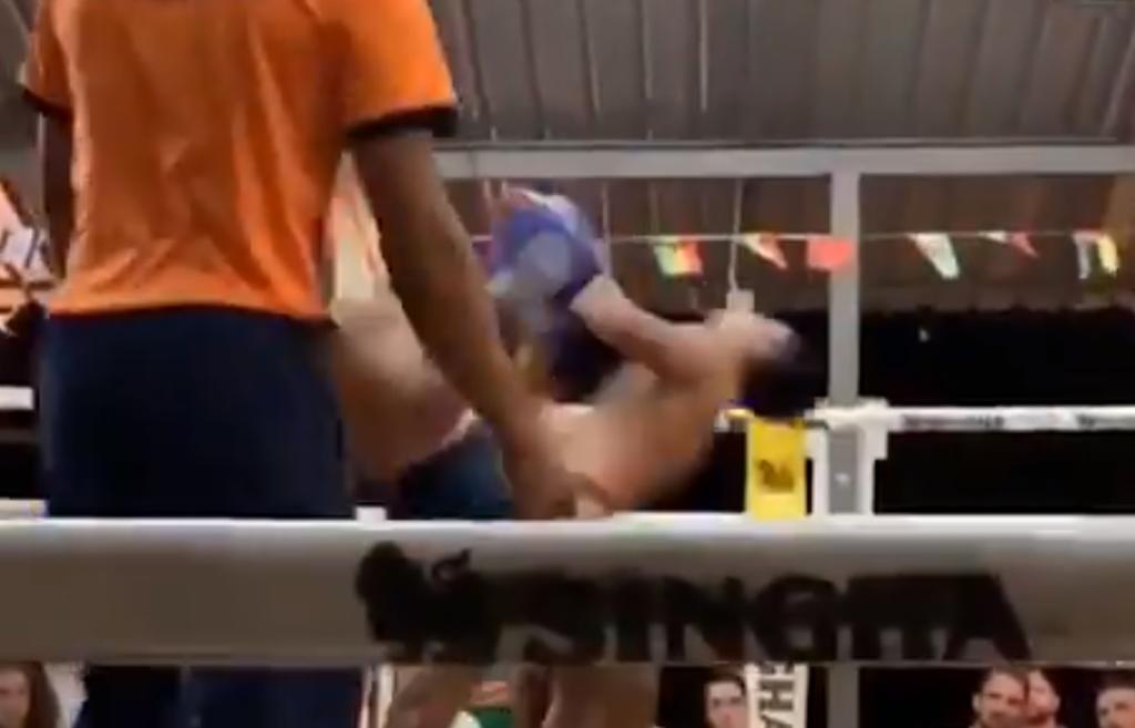 Luchadores de Muay Thai protagonizan sorprendente nocaut simultaneo. Noticias en tiempo real