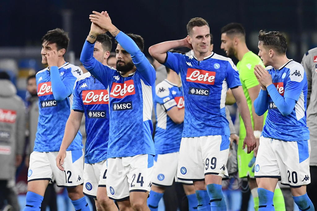 Napoli sin el Chucky vence a la Lazio en la Copa de Italia. Noticias en tiempo real