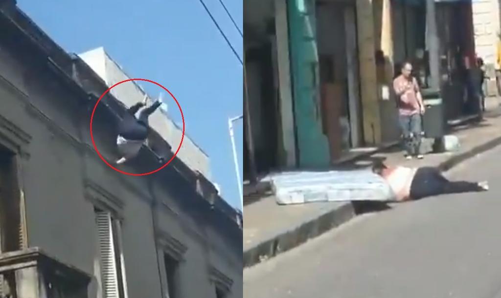 Mujer se avienta de terraza para escapar de las agresiones de su pareja. Noticias en tiempo real