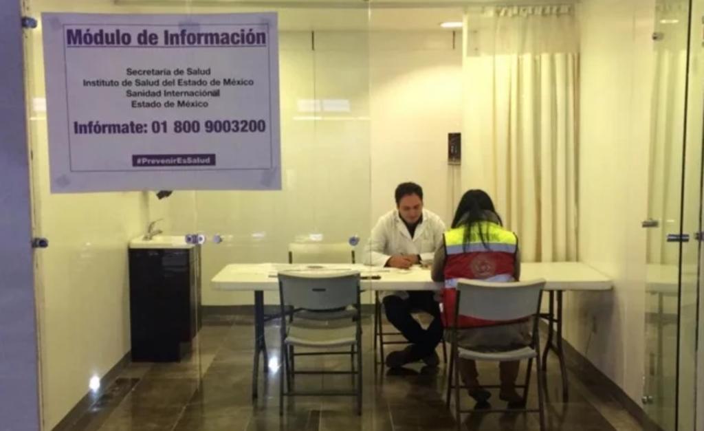 Instalan módulo sobre el coronavirus en Aeropuerto de Toluca. Noticias en tiempo real