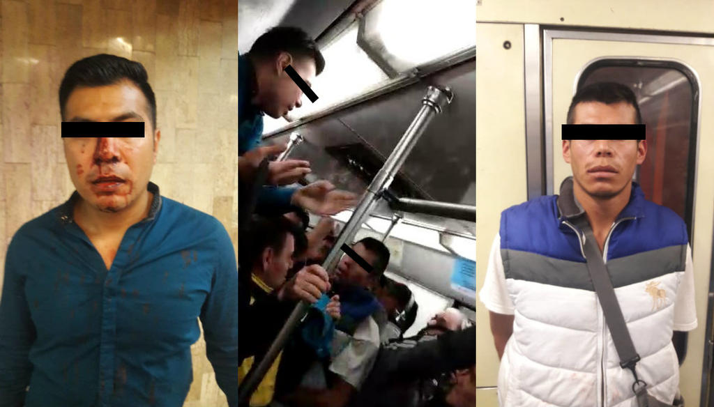 Golpean a pasajero que activó palanca del Metro. Noticias en tiempo real