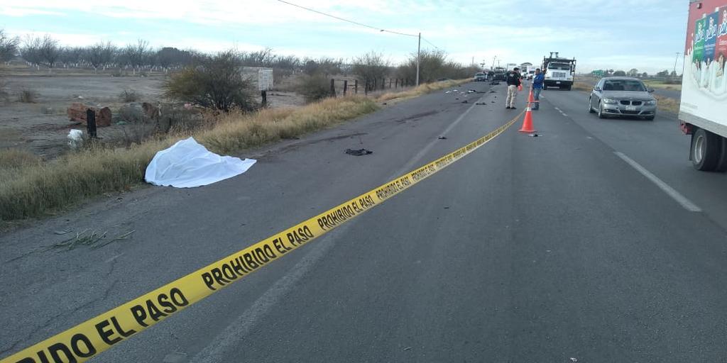 Motociclista pierde la vida en la Torreón-San Pedro; sería un militar. Noticias en tiempo real