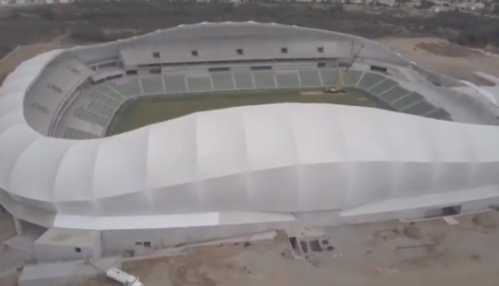 Muestran avances en construcción del estadio de futbol en Mazatlán. Noticias en tiempo real