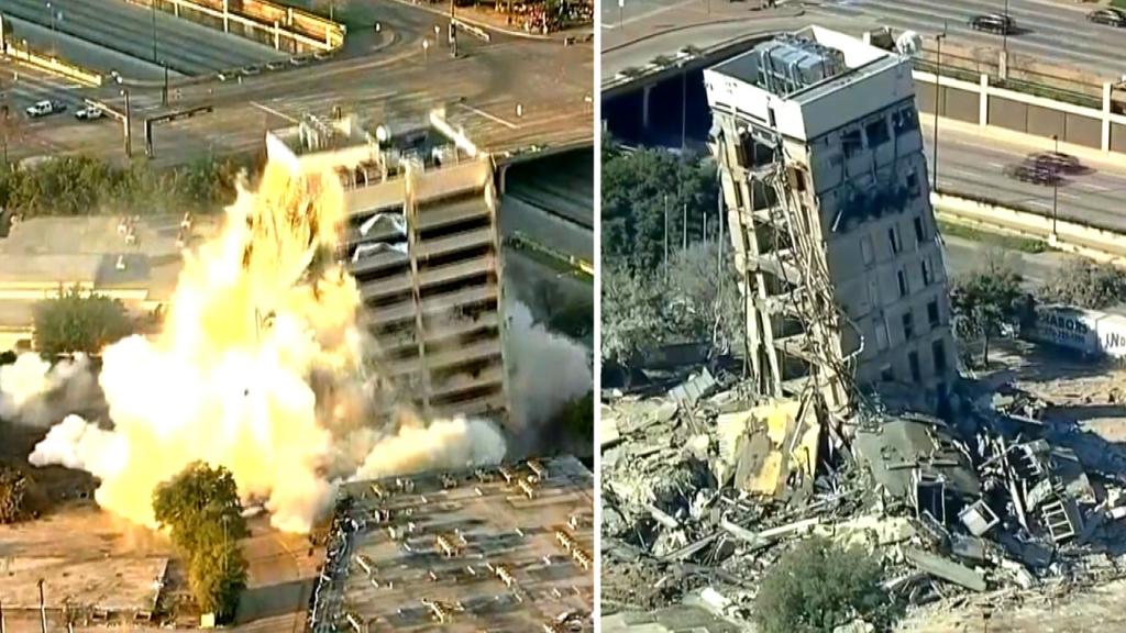La demolición fallida que no pudo con un edificio en Dallas. Noticias en tiempo real