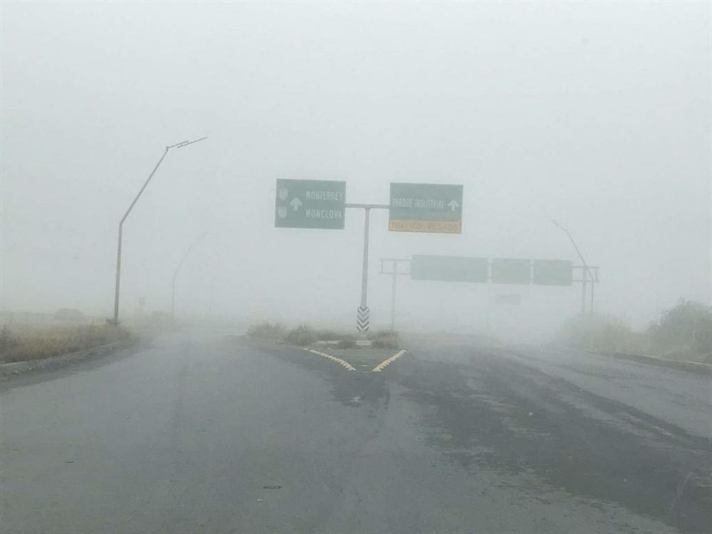 Cierran por neblina tramo de autopista Saltillo-Monterrey. Noticias en tiempo real