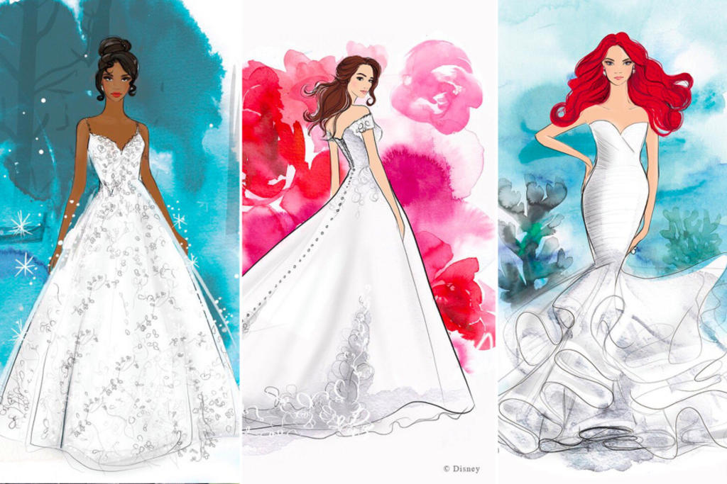 Harán vestidos de novia inspirados en personajes de princesas Disney. Noticias en tiempo real
