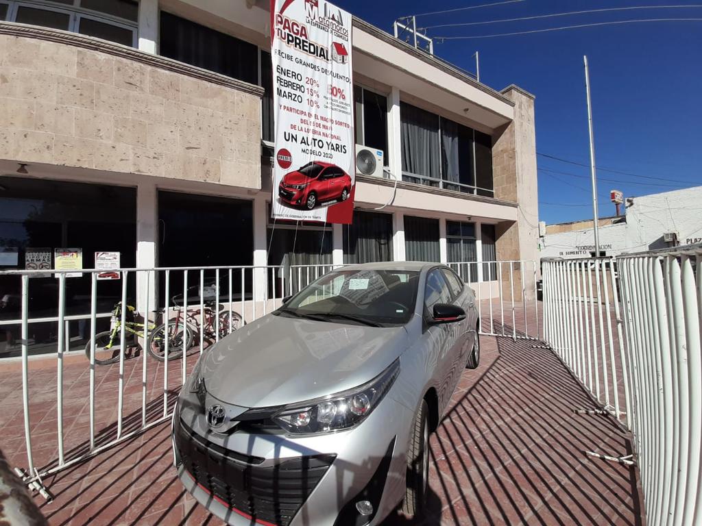 Automóvil para rifa no desapareció: Ayuntamiento Matamoros. Noticias en tiempo real