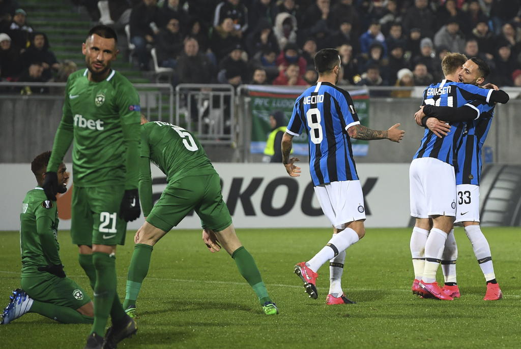 Inter de Milán toma ventaja en los dieciseisavos de final de la Europa League. Noticias en tiempo real