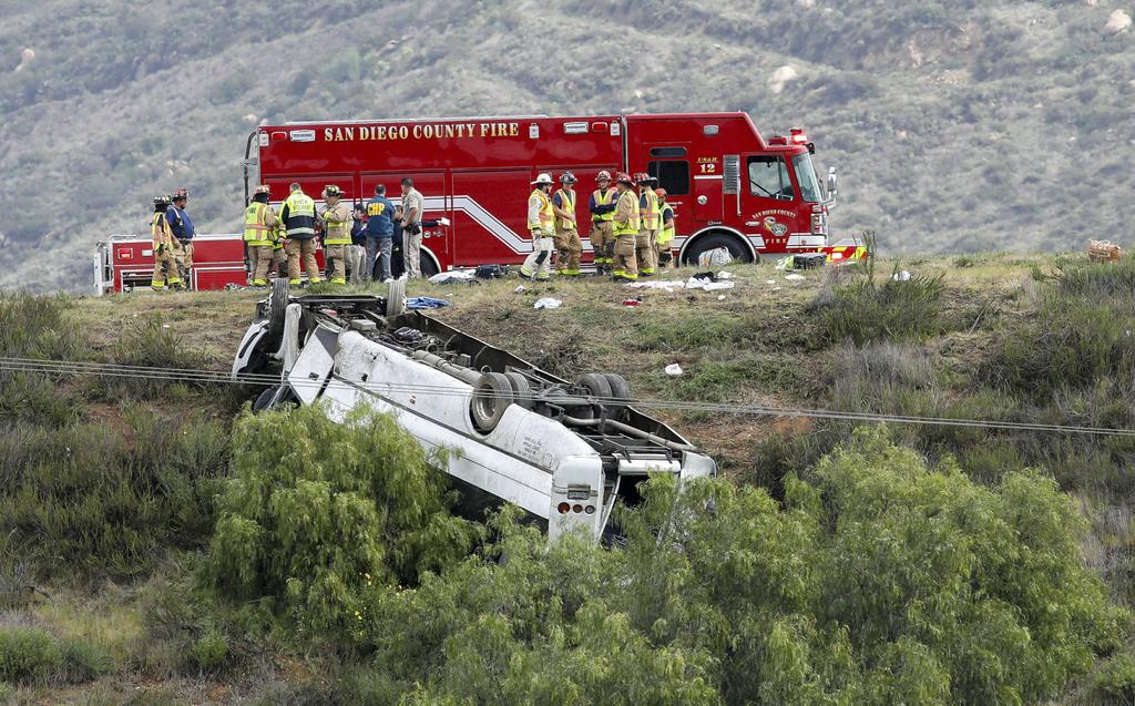 Autobús vuelca en California; hay 3 muertos y 18 heridos. Noticias en tiempo real