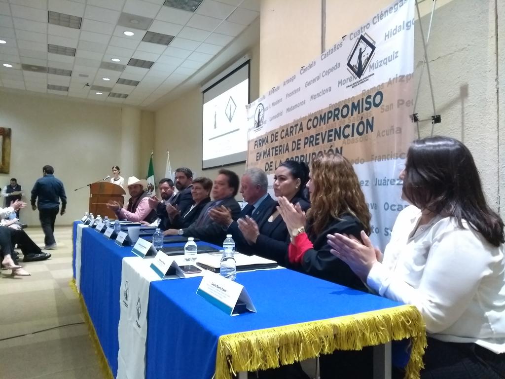 Alcaldes de La Laguna de Coahuila van contra la corrupción. Noticias en tiempo real