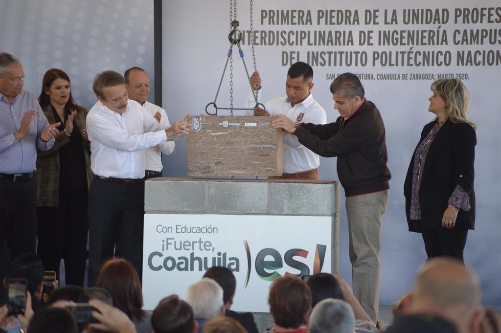 Coloca Riquelme primera piedra de Instituto Politécnico Nacional en San Buenaventura. Noticias en tiempo real
