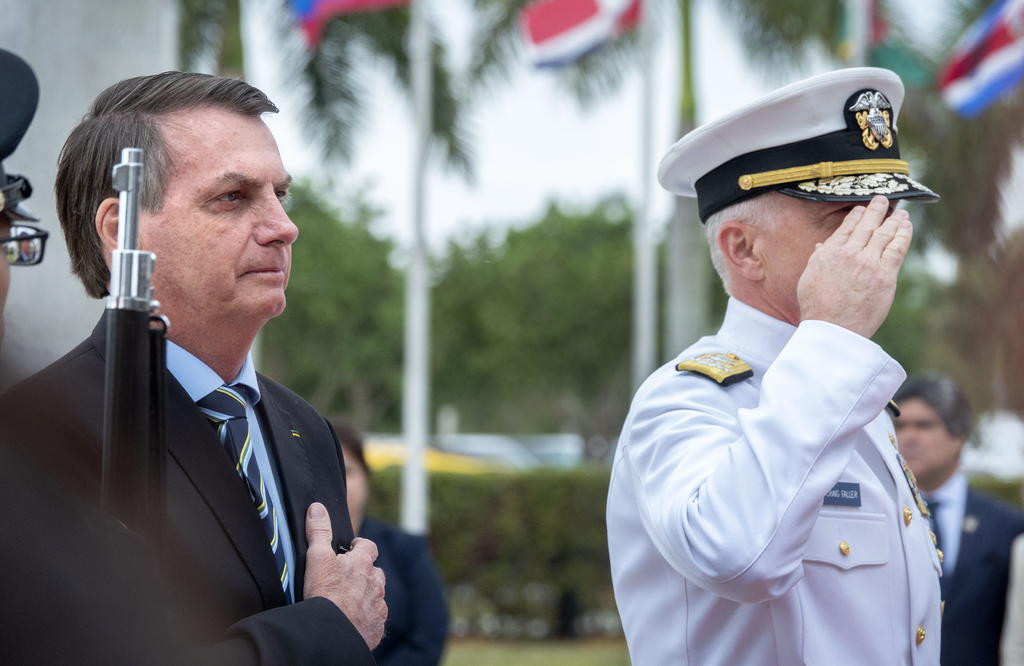 Fortalece Bolsonaro alianza militar con EUA. Noticias en tiempo real