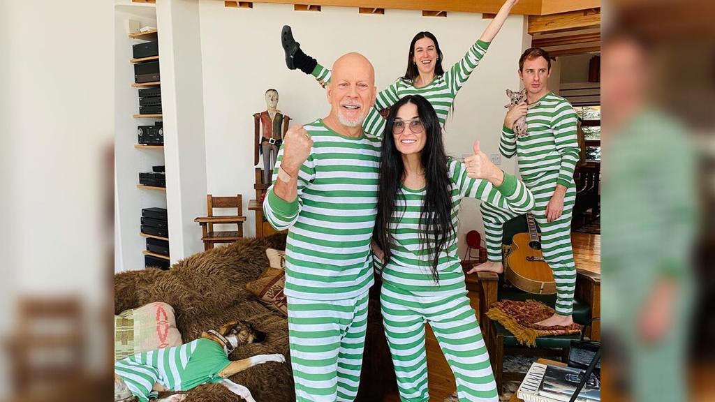 Demi Moore y Bruce Willis pasan cuarentena juntos en pijama. Noticias en tiempo real