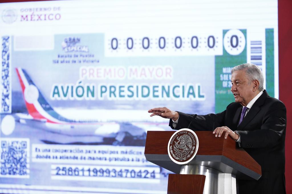 Rifa del avión presidencial sigue en pie, señala AMLO. Noticias en tiempo real