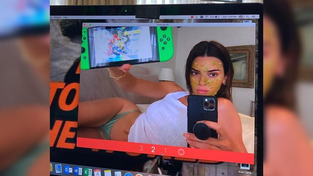 Kendall Jenner pasa aislamiento en ropa interior y jugando Mario Kart. Noticias en tiempo real