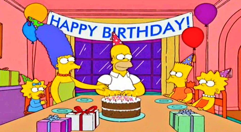 La Red Esta De Festejo Hoy Seria El Cumpleanos 64 De Homero Simpson